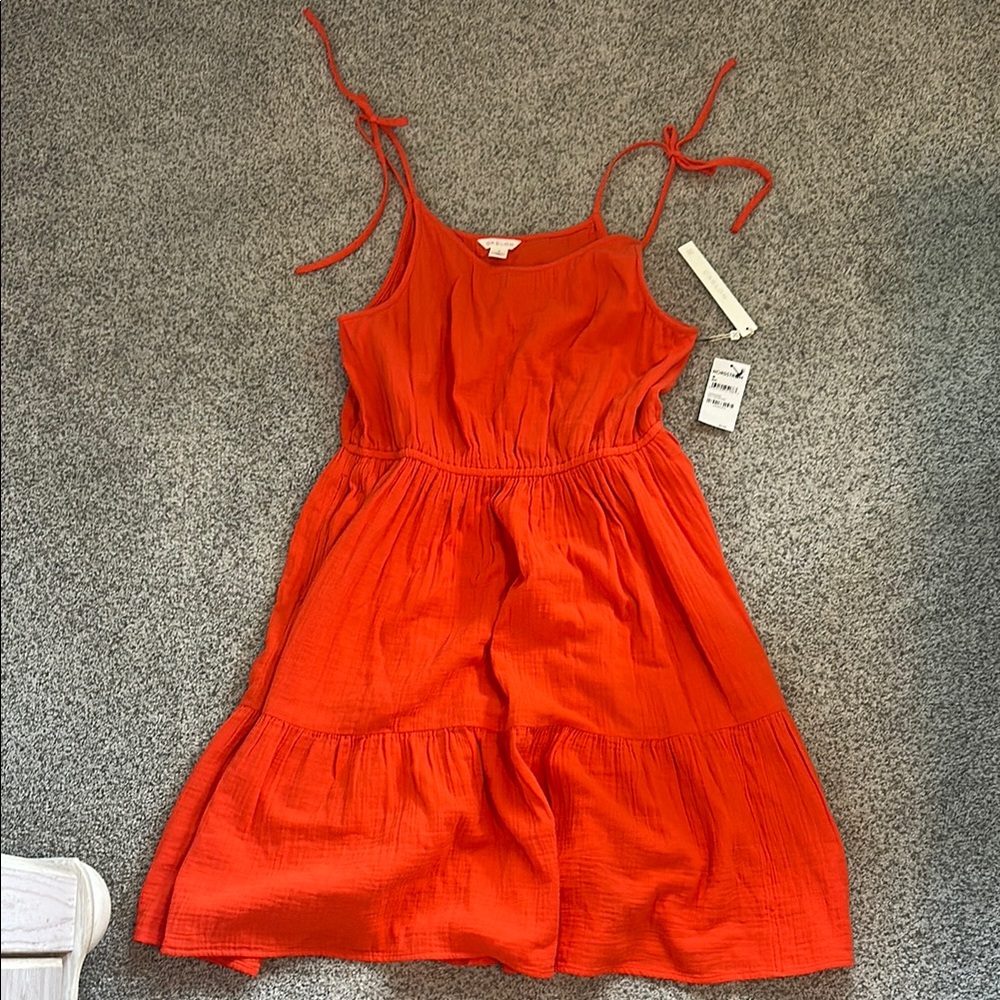 Vibrant Orange Dress